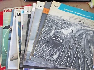 THE BRISTOL SIDDELEY JOURNAL - Engines. magazine lot of 13 & index 1959- 1967. - Imagen 1 de 10