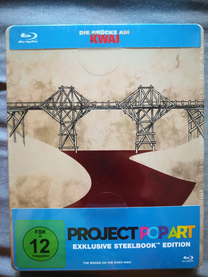 die Brücke Am Kwai BLURAY PopArt Steelbook Eklusiv Edition