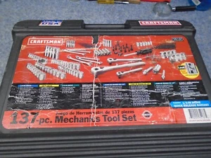 Craftsman USA  137 Piece Mechanic Tool Set with Case No 34137  Nice! - Picture 1 of 18