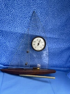VINTAGE SAILBOAT THEME DESKTOP Thermometer GERMANY/FRANCE - Picture 1 of 5