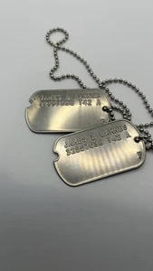 Captain American The First Avenger Bucky Barnes Halloween Costume Dog Tags - Picture 1 of 2