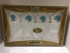 Vintage Mid Century Original Majestic Creation Tablecloth And Napkin Set New  - Picture 1 of 4