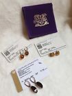Gemporia Baltic Amber Silver Earrings Set Genuine With Authenticity Certificate 