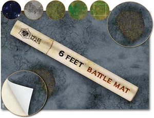 Battle Game Mat for DND - [48" X 72"] Wargaming Tabletop Map - Gaming Board for - Picture 1 of 7