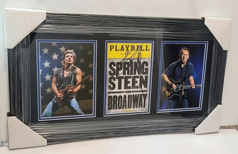 Bruce Springsteen Broadway Playbill Signed Autograph JSA Letter of Authenticity Cover