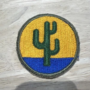 A WW 2 U S Army 103rd Division Cut Edge Snow Back Patch - Picture 1 of 6