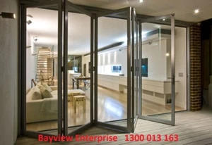 Aluminium Bifold Doors & Windows CUSTOM SIZES AT BARGAN PRICES - Picture 1 of 8