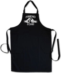 Friend Zone I BBQ COOKING APRON Hand Heart Thumps Hearts Friendzone Fun - Picture 1 of 1
