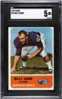 SGC 5 1962 Fleer Football #16 Billy Shaw Rookie Buffalo Bills HOF No Reserve