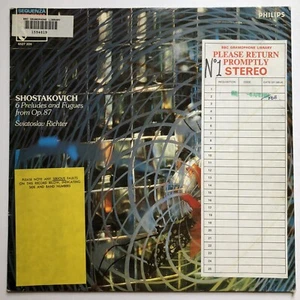 Shostakovich, Richter, 6 Preludes & Fugues, Vinyl LP, Philips 1963? EX/VG  - Picture 1 of 15