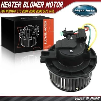 Conjunto de ventilador de motor soplador de climatización con rueda para Pontiac GTO 2004-2006 5,7 L 6,0 L OHV Foto 1 de 4