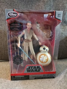 Star Wars Action Figures Rey and BB-8 Star Wars Elite Series Die Cast Sealed NEW - Picture 1 of 5