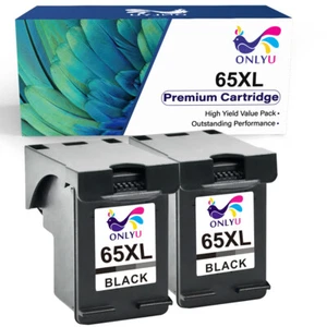 2x Tinte Schwarz für HP 65XL N9K04AN für Deskjet 3752 3755 3758 ENVY 5010 5052 5055 - Bild 1 von 5