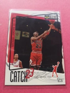 Michael Jordan Chicago Bulls Carte NBA Catch 23 Upper Deck 1997 #187 - Imagen 1 de 2