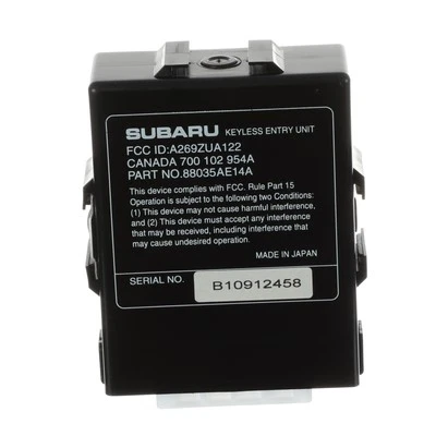 Unidad de control de entrada sin llave 88035AE14A 2002 Subaru Legacy Outback OEM NUEVO GENUINO Foto 1 de 4