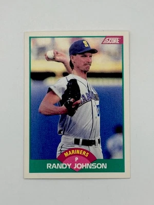 1989 Score Traded Randy Johnson #77T RC HOF Seattle Mariners - Imagem 1 de 3