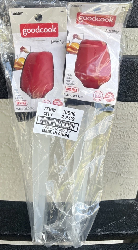 2 Pieces Good Cook 11.5 in Turkey Baster Thanksgiving BPA Free - Image 1 of 3