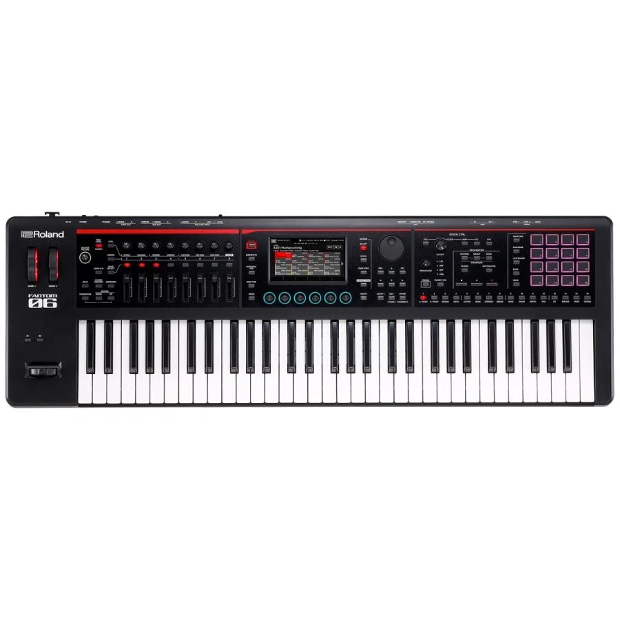 Roland Fantom-06 61-Key SuperNATURAL Synthesizer Keyboard Fantom06 Black - Image 1 of 4