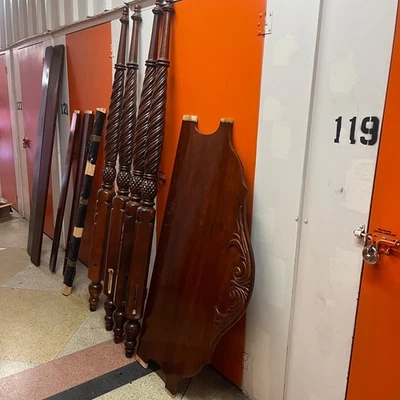 Кровать Ethan Allen британская классика отделка киноварь королева Монтего ананас - Изображение 1 из 4