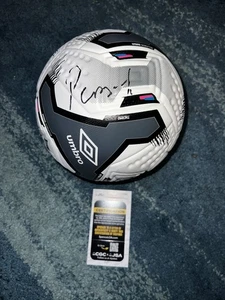 Pibe Carlos Valderrama Signed Official Soccer Ball Columbia Legend JSA Auth - Picture 1 of 3
