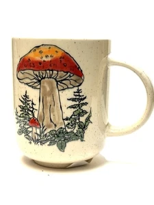Mushroom Treasures Ceramic Stoneware Mug Spectrum Designz 17oz Coffee - Picture 1 of 4
