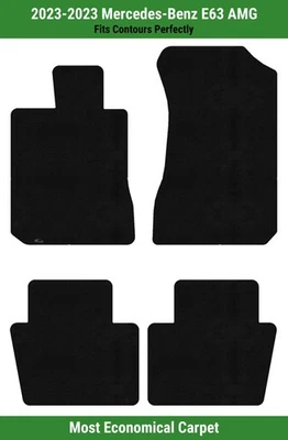 Alfombrillas Lloyd Velourtex fila delantera y trasera para Mercedes-Benz E63 AMG 2023  Foto 1 de 4