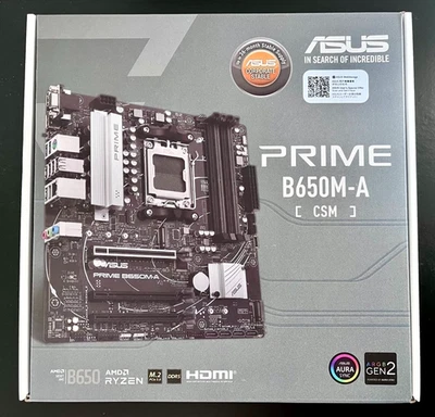ASUS PRIME B650M-A CSM Sockel AM5 Mainboard für AMD Ryzen CPUs - Bild 1 von 2