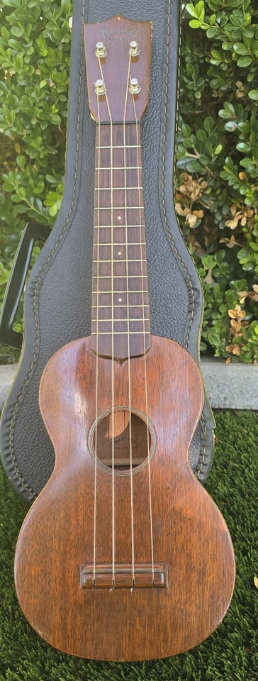 Antique C.F. Martin & Co. Soprano Ukulele Mahogany Nazareth PA Prewar 1930s - Image 1 of 4