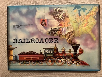 Waddingtons Railroader Board Game 1963 Complete Excellent Condition - Image 1 of 4