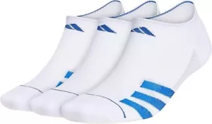 ADIDAS CALCETINES HOMBRE - NO SHOW CALCETINES - GRANDES (6-12) BLANCO AZUL - PACK 3 SUPERLITE - Imagen 1 de 5