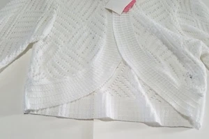Girls Cato Brand White 100% Acrylic Sweater Size Large XLarge - Picture 1 of 4