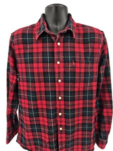 Jack Wills Flannel Shirt Large Red Plaid Thermal Outdoor Fishing Casual Men - Picture 1 of 16