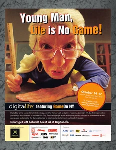 Digital Life GameOn NY 14.-17. Oktober 2004 Druckanzeige Vintage Art A 2004 - Bild 1 von 1
