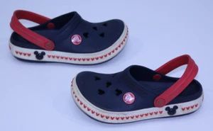 Zapatos Crocs para niños sandalias sin cordones de goma 10,5 Walt Disney Mickey Mouse niños TD NY - Imagen 1 de 12