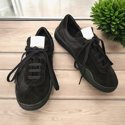 ACNE STUDIOS Lars Canvas & Suede Sneakers Men's Size US 8 EU 41 Low Black Shoes - Image 1 of 4