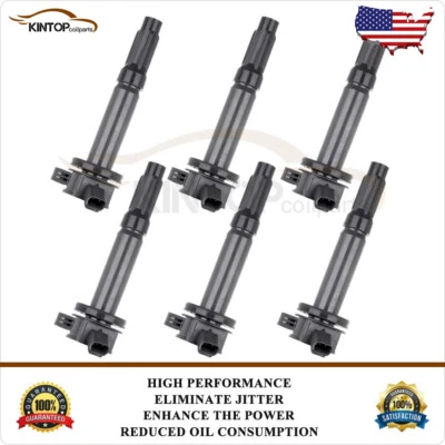 Paquete de 6 bobinas de encendido para Ford Fusion 2006-12 Ford Escape 2009-12 3L V6 Foto 1 de 4