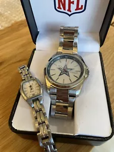 New Dallas Cowboys Game Time Quartz Analog Watch Plus Women’s Fossil Cowboy - Picture 1 of 7