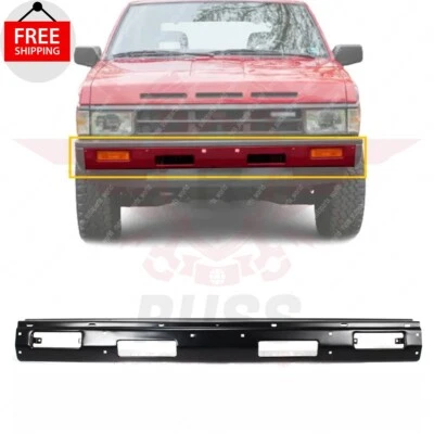 New Front Bumper Painted Steel Fits 1986-1992 Nissan D21 1987-1992 Pathfinder Foto 1 de 4