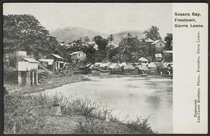 SIERRA LEONE postcard Susans Bay, Freetown - Picture 1 of 1