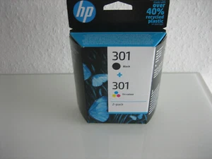 CH561EE N9J72AE HP 301 Negro + HP 301 Color para DJ DESKJET 1000 1050 2000 2050 - Imagen 1 de 11