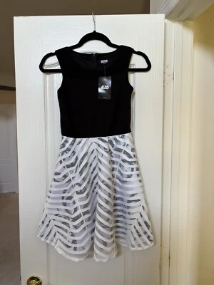 Vestido sin mangas Mad Engine, Star Wars BB-8, blanco y negro, niñas talla 14 (L) Foto 1 de 4