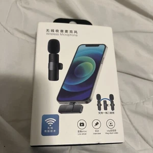 Wireless Lavalier Lapel Microphone USB C Interface Mini Mic Cordless For Android - Picture 1 of 4