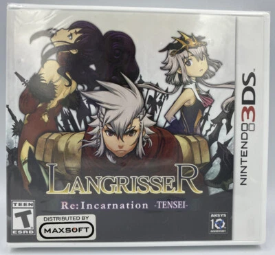 Langrisser: Re:Incarnation Tensei (Nintendo 3DS, 2016) SEALED Arksys US Version - Image 1 of 4
