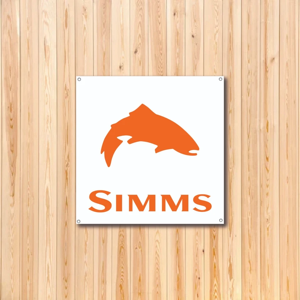 SIMMS FISHING 3'X3' VINYL BANNER - Image 1 of 1