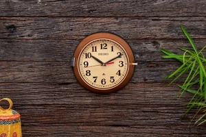 Maritime Seiko Wall Clock Vintage Nautical Industrial Ship Retro silent clock - Picture 1 of 7