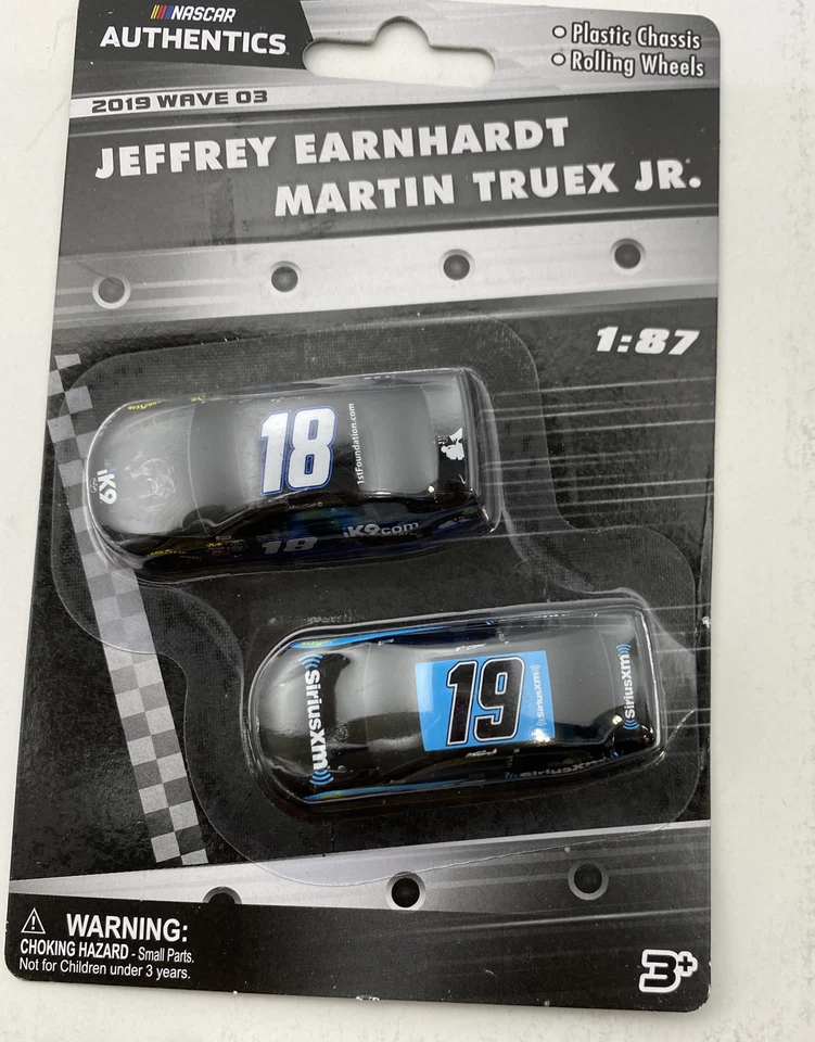 NASCAR Authentics 2019 Wave 3 Jeffery Earnhardt & Martin Truex Jr 1 87 Diecast