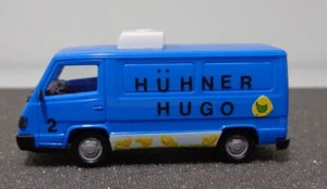 Herpa H0 041393 Mercedes Benz 100 Kasten "Hühner Hugo" gebraucht & OVP - Picture 1 of 5