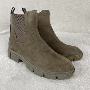 Botines para mujer Blondo Canada Posey 11 M marrón topo gamuza impermeables gruesos - Imagen 1 de 11