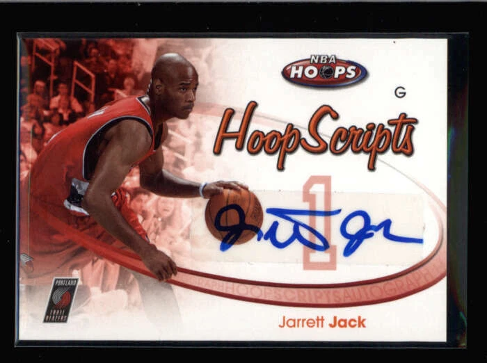 JARRETT JACK 2005/06 FLEER HOOPS SCRIPTS AUTOGRAPH AUTO AZ3675 - Image 1 of 1