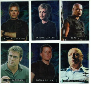 Stargate SG-1 Complete 6 Card Fan Club Set FC1 to FC6 2003 Rittenhouse Archives - Picture 1 of 2